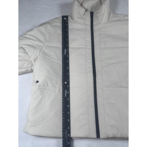Vuori Jacket Women's Small White Primaloft Insulated Full Zip Puffer Winter Warm - Picture 14 of 16